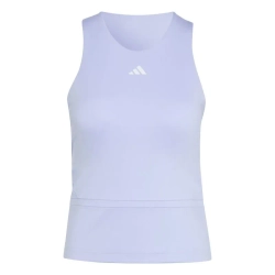 Женский топ теннисный Adidas Climacool Mid-Length Y-Tank - violet tone/white