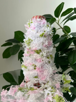 Пряжа Единорог UNICORN мультиколор с шишибриками 50 g