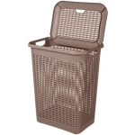 Корзина для белья 50л 42*31*56см коричневый