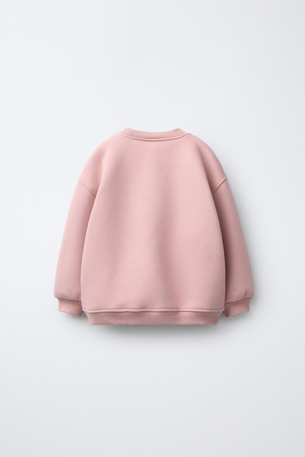 ZARA ТОЛСТОВКА С АППЛИКАЦИЕЙ КРЮЧКОМ, ПУДРОВО-РОЗОВЫЙ