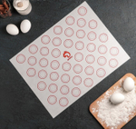 Коврик армированный для макарун без борта  30х40