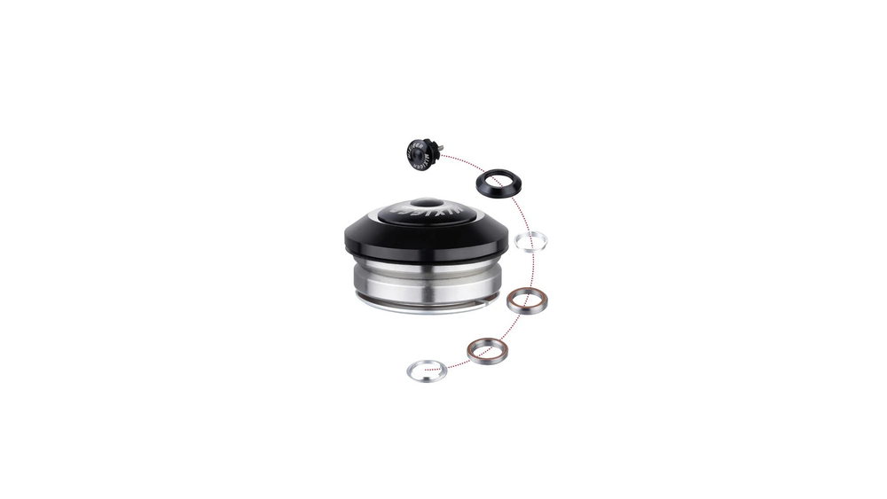 Рулевая колонка MIXIEER, 1-1/8"-1.5", безрезьбовая, интегрированная, IS 41.8 / 28.6  IS 41.8/30, под
