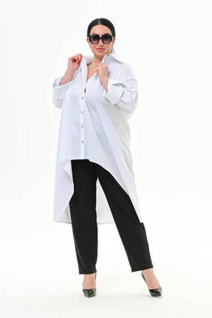 Брюки-дудочки 7/8 из чёрного крепа