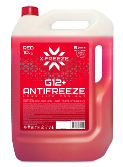 Антифриз X Freeze Carbox красный G-12 10 кг