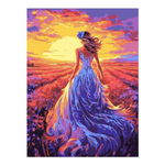 Картина по номерам 28,5*38см "Лавандовый вечер" (Lori)