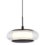 SL6239.403.01 Светильник подвесной ST-Luce черный/прозрачный LED 1*7W 3000K FRITTELA