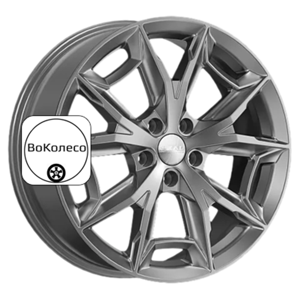 7,5x19/5x114,3 ET49 D67,1 Паркер (КЛ382) Графит СКАД