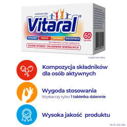 Диетическая добавка Витарал, 60 таблеток