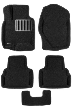 Коврики салона для INFINITI FX 37/37S/50/50S, QX 70 (2008-2015-) Euromat 3D Lux черные. Арт. EM3D-002802