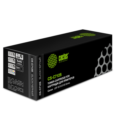 Cactus CS-C712S 712 черный (1500стр.) для Canon LBP-3010/3020