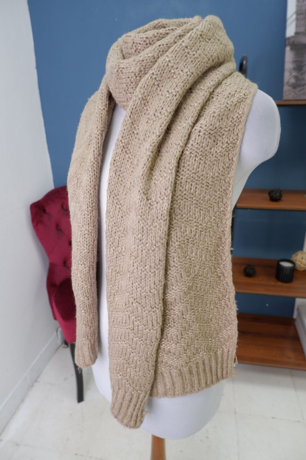 Шарф-снуд Zolla с люрексом