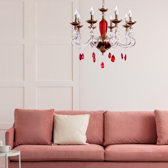 Подвесная люстра Divinare Simona 5125/10 LM-8