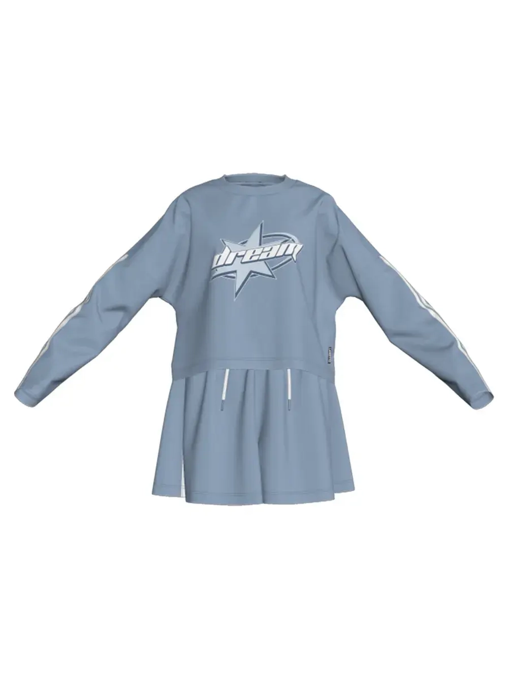 Осенний костюм для девочки, лонгслив и шорты