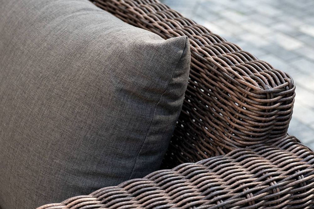 "Капучино" лаунж-зона из искусственного ротанга, цвет коричневый