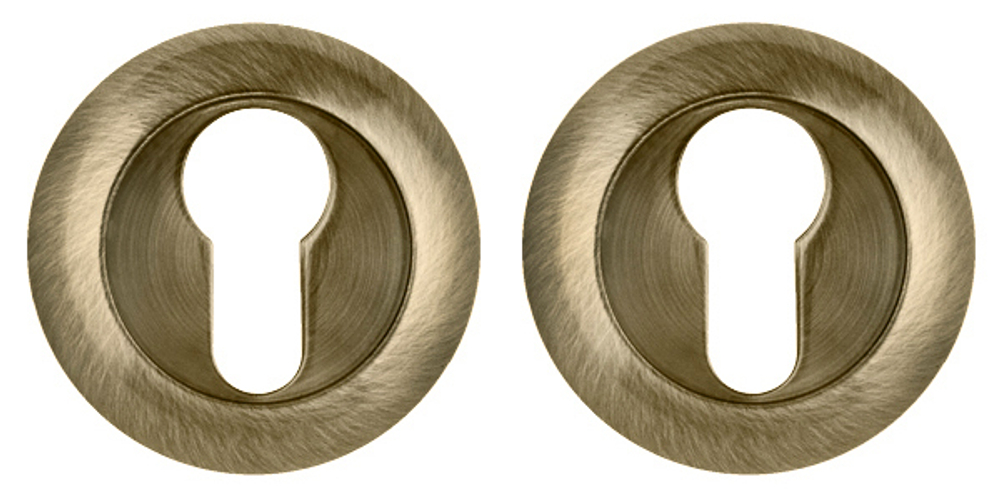 Накладка на цилиндр круглая Пунто ET TL, цвет бронза (гарантия - 6 месяцев)