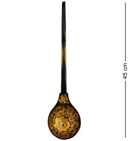 Народные промыслы ХЛ-048/4 Ложка «Подарок рыбаку» (Хохлома)