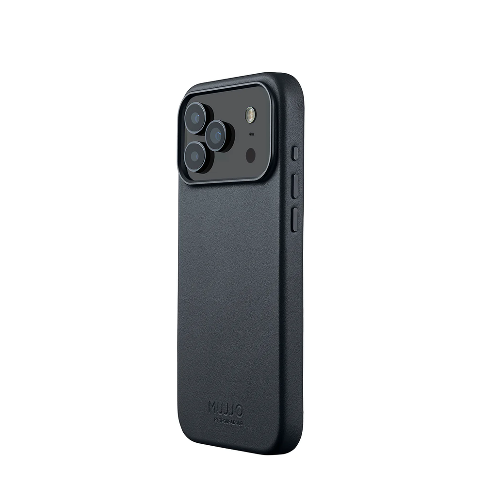 Чехол Mujjo Leather для iPhone 17 Pro Max базальт