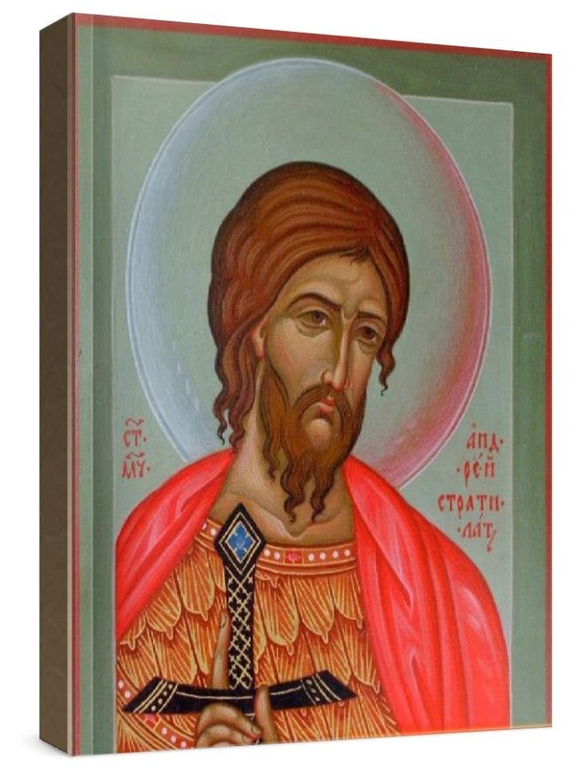 Андрей Стратилат (рукописная икона)