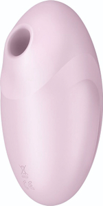 Розовый вакуум-волновой стимулятор с вибрацией Vulva Lover 3 (Цвет: розовый)