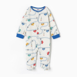 Комбинезон детский цвет белый/машинки, р. 62 10202044 (BONITO)