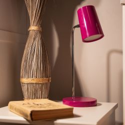 ULM-B600 6W-4500K-DIM RED Светильник настольный светодиодный. 6W. Сенсорный выключатель. Диммер. Розовый. ТМ Uniel