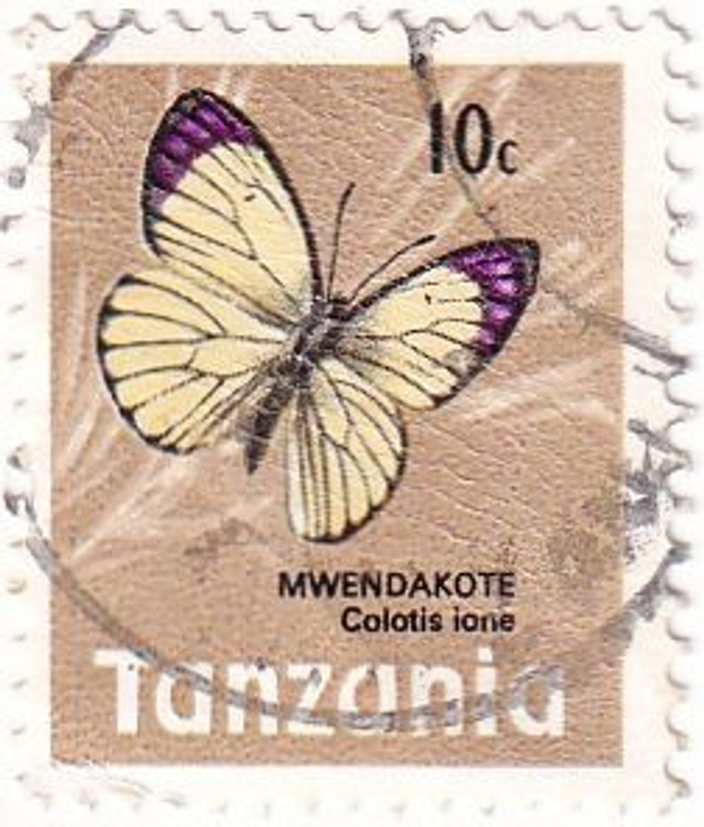 23 почтовых марки, Танзания, 1960-1970-е годы, Бабочки и рыбы