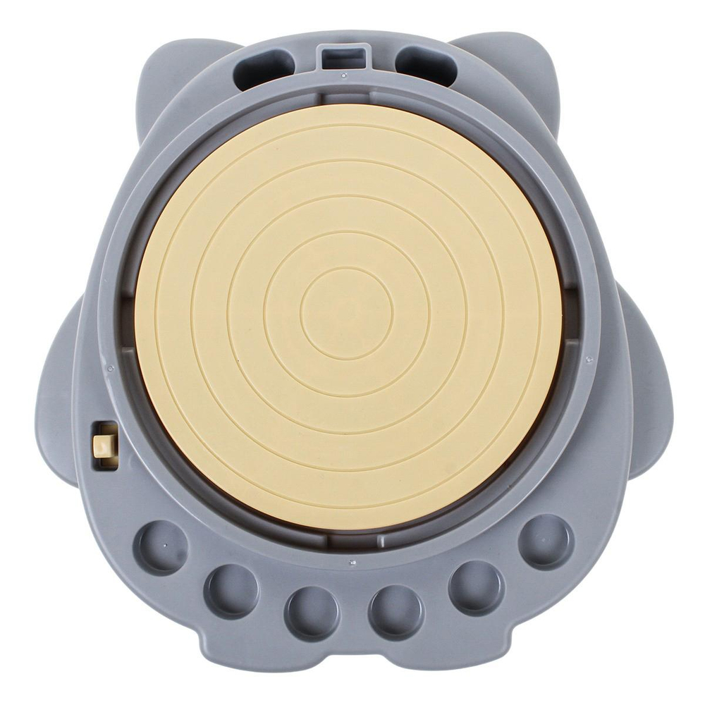 Набор д/творчества и лепки гончарный круг, с аксесс. на бат. коробка SL529