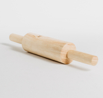 Деревянная скалка для раскатывания теста из сибирского кедра 40х6,5 см. RP5