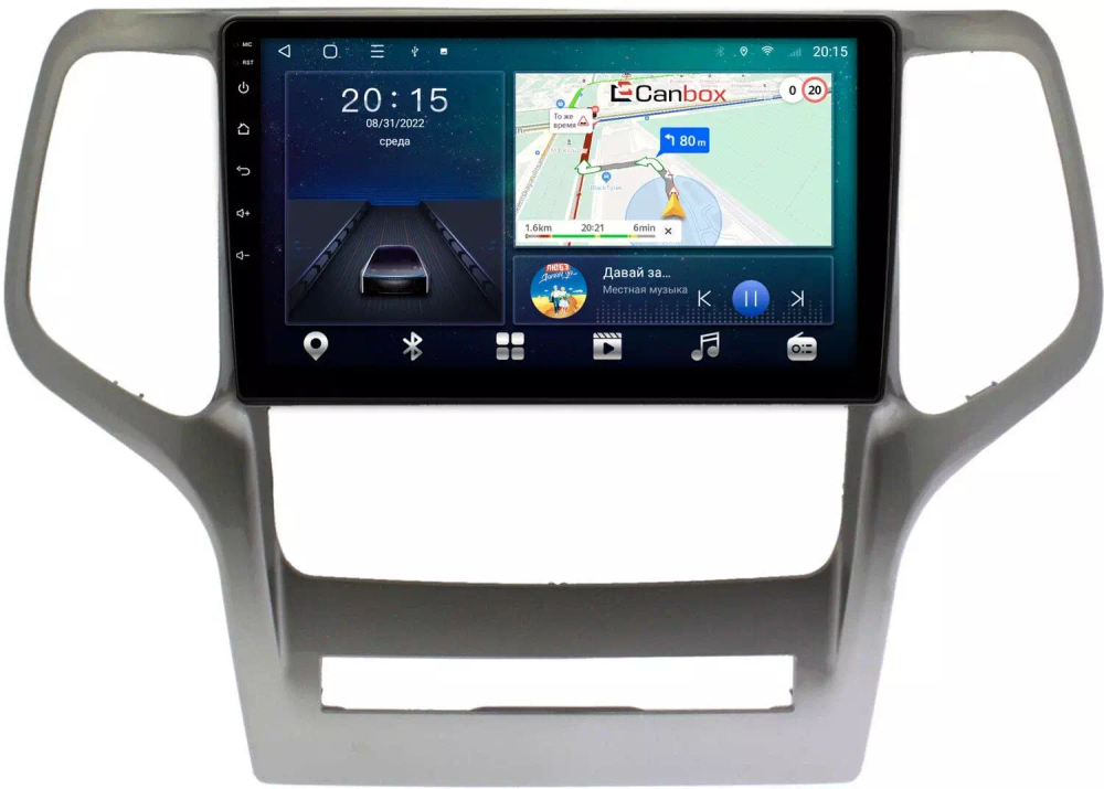 Магнитола для Jeep Grand Cherokee 2010-2013 - CanBox 9481 Android 10, 8-ядер, SIM-слот