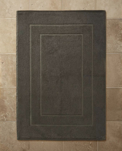 Zara Home - Нескользящий коврик для ванной из хлопка, серый, 55x80 см