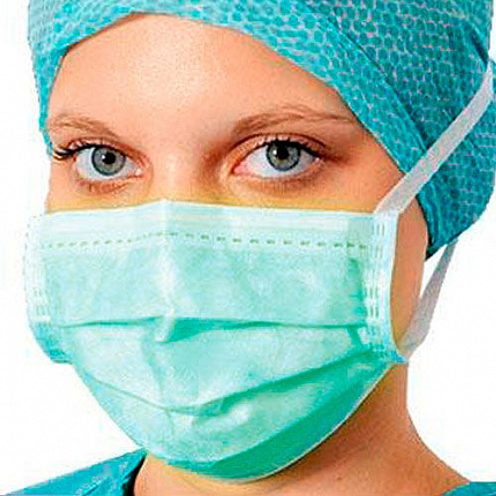 Foliodress mask Protect perfect - для кожи с нормальной чувствительностью /зеленые/; 50 шт.