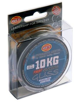 Леска плетёная WFT KG GLISS SINKING Black 150 м, 0,16 мм
