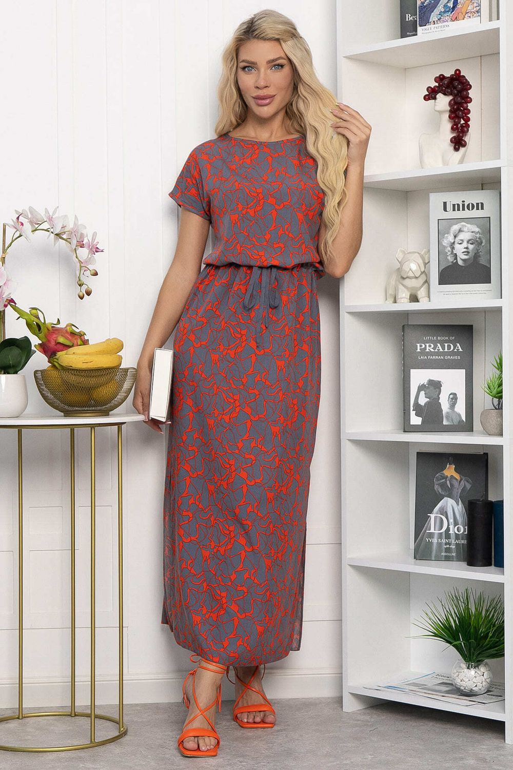 Платье Мэри (серое) П13881-12М LT Collection