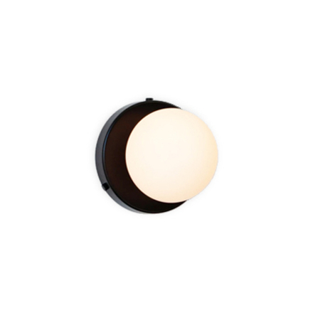 Wall lamp H1817 Orb Surface Mount (Black)