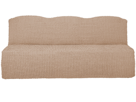 Чехол на трехместный диван без подлокотников Модерн, цвет Какао