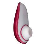 Красный бесконтактный клиторальный стимулятор 10,4см Womanizer Liberty Red Wine WZ11CL0200
