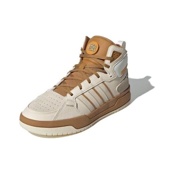 Кроссовки ADIDAS NEO 100DB MID для скейтборда MID Tops Серый белый коричневый Унисекс