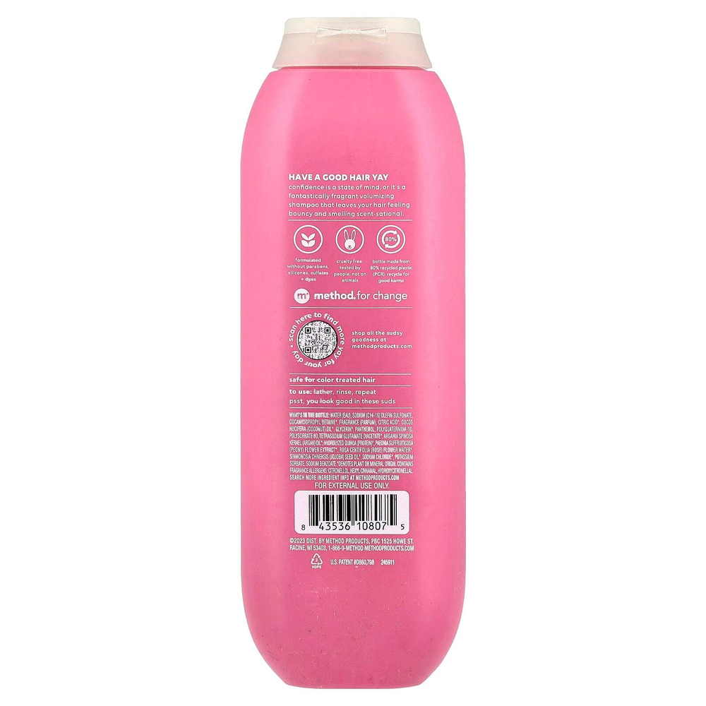 Method, Шампунь для увеличения объема, Pure Peace, 414 мл (14 жидк. Унций)
