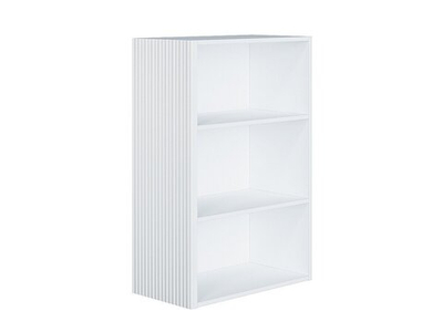 Фасад боковой Евро Лайн для верхнего шкафа Белый