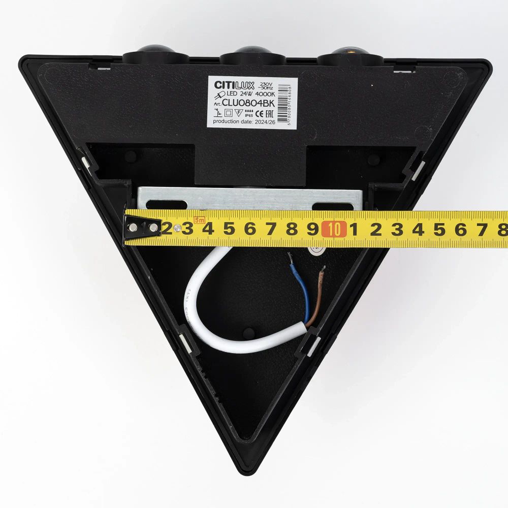 Citilux DOMUS CLU0804BK LED Уличный настенный светильник Чёрный