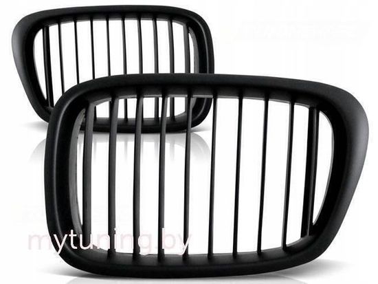 Решетка (ноздри) радиатора BLACK для BMW 5 E39