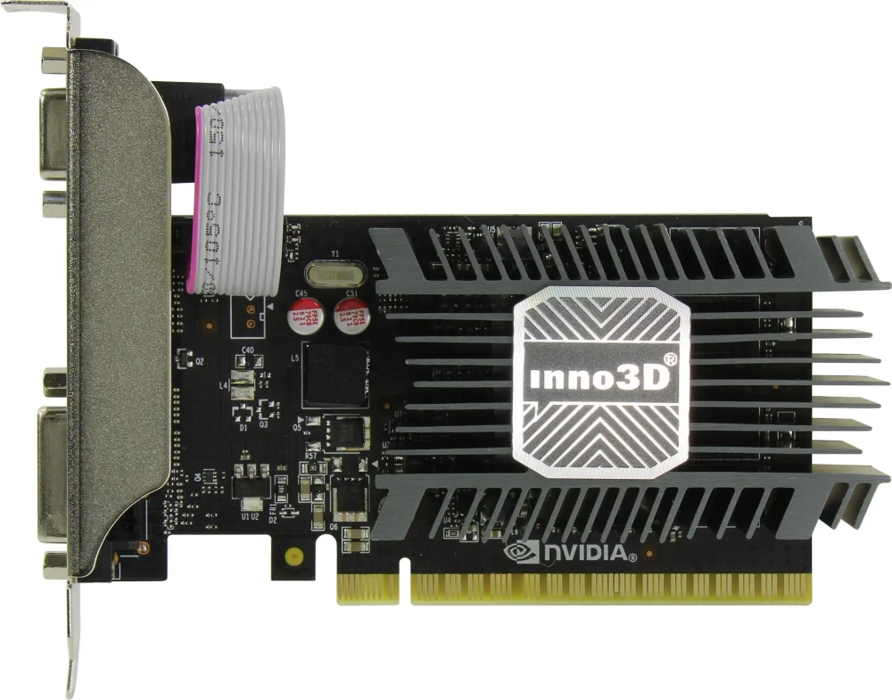 Видеокарта Inno3D GeForce GT 730 2Gb SDDR3 64-bit VGA DVI HDMI N730-1SDV-E3BX