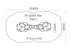 Пространственная конструкция HDPE 35507 для уличной площадки