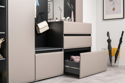 Комод Сидней 16.231.03, Антрацит, Веллюто Капучино