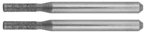 ЗУБР 2 шт, 2.33 x 10.0 x 3.2 x 38 мм, набор алмазных мини-шарошек (35921)