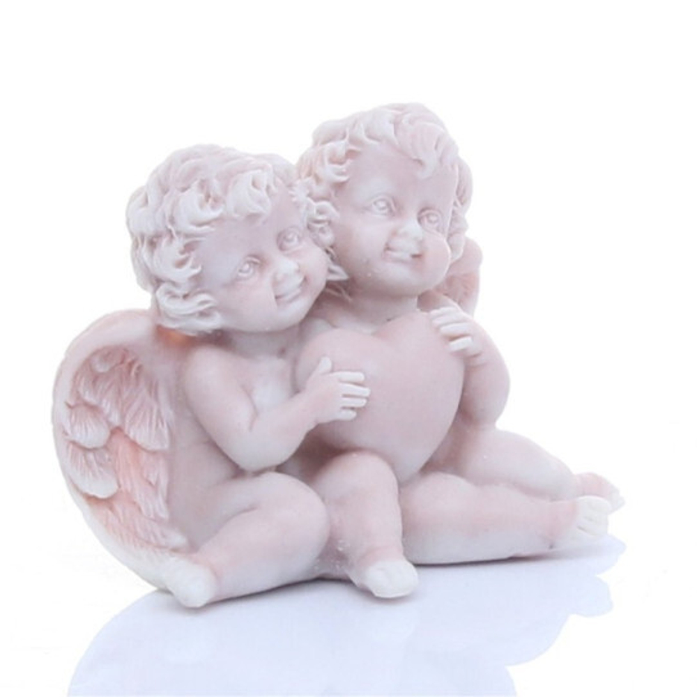 Сувенир Ангелочки сидящие с сердечком