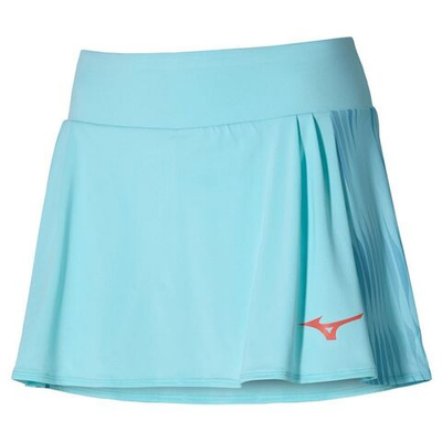 Теннисная юбка Mizuno Printed Flying Skirt - tanager turquoise