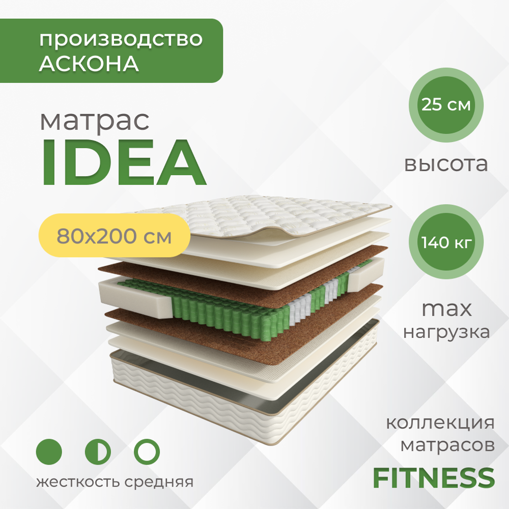 Матрас Askona FITNESS Idea (Фитнес Идея)