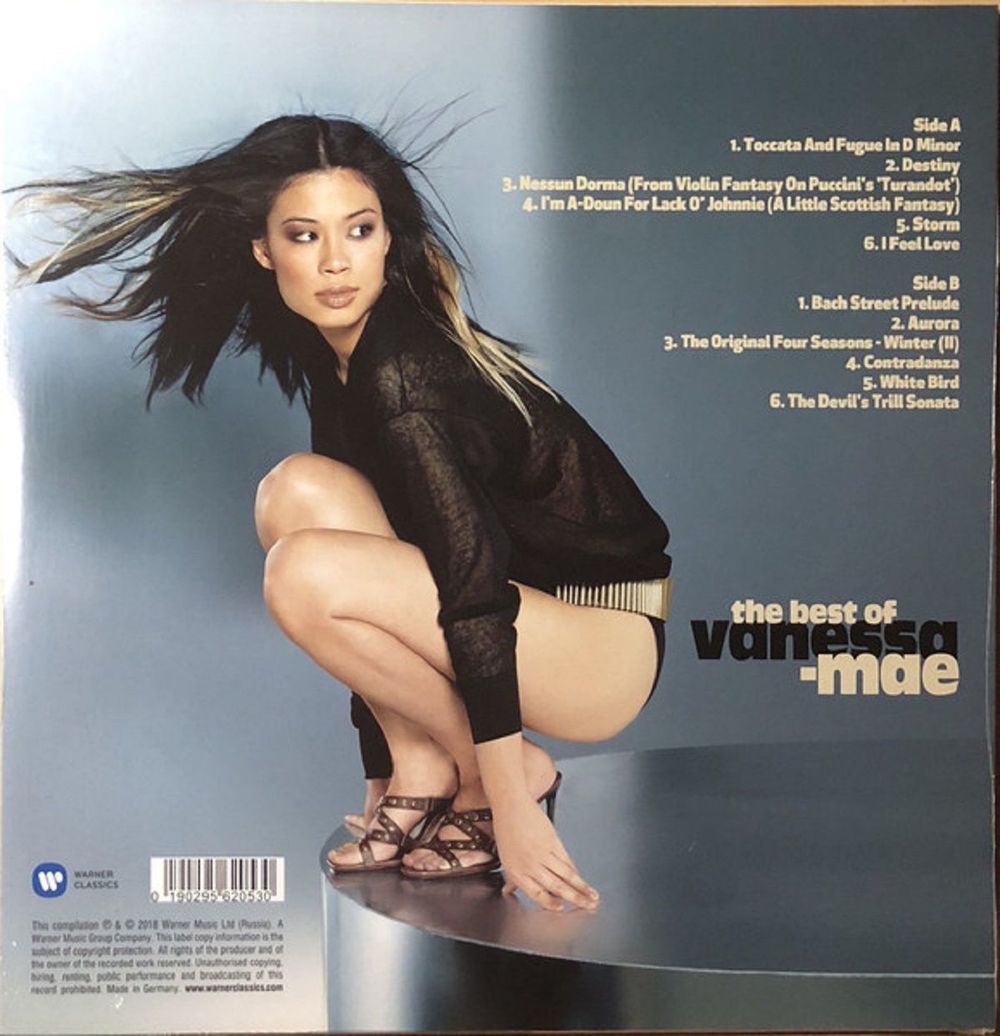 The Best Of Vanessa-Mae (Silver Vinyl) Новая запечатанная виниловая пластинка + ПОДАРОК