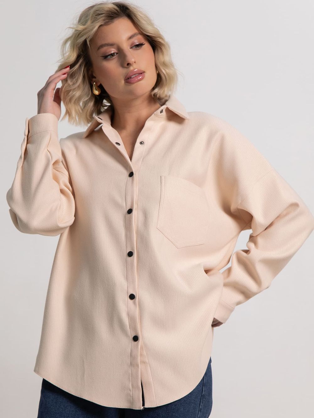 Рубашка Загадочная девушка (бежевая) Б15169-4М LT Collection